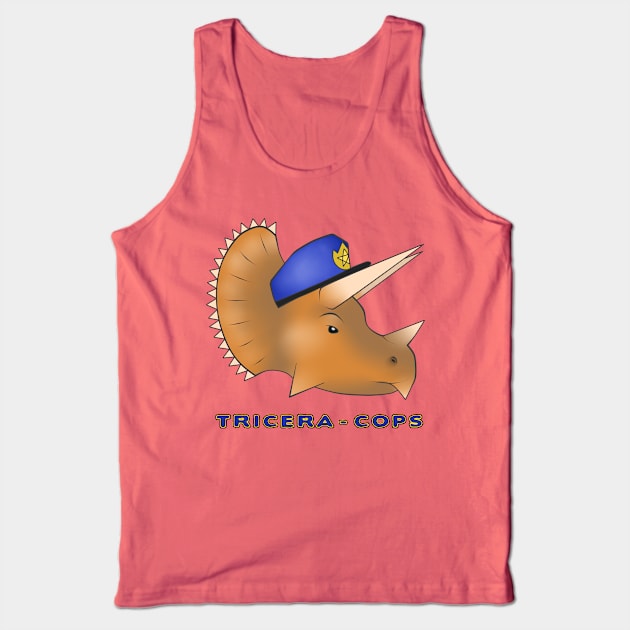 Triceracops Tank Top by JessieiiiDesign